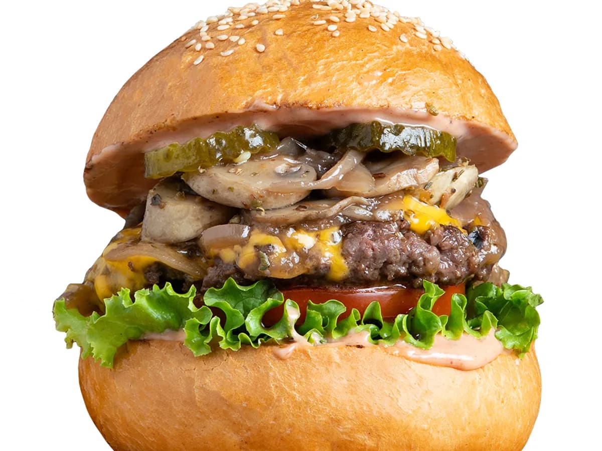 HOME MUSHROOM BURGER