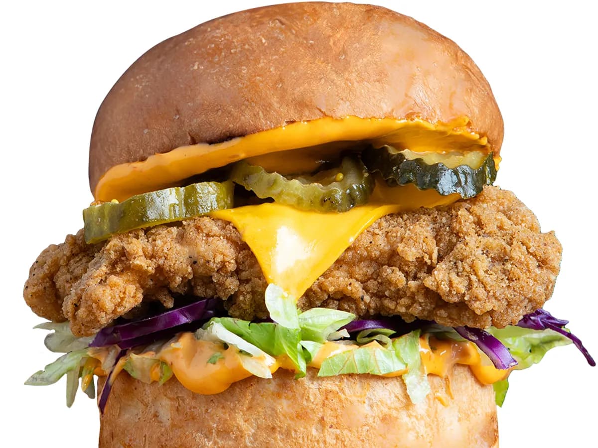 HOME CRISPY CHICKEN BURGER