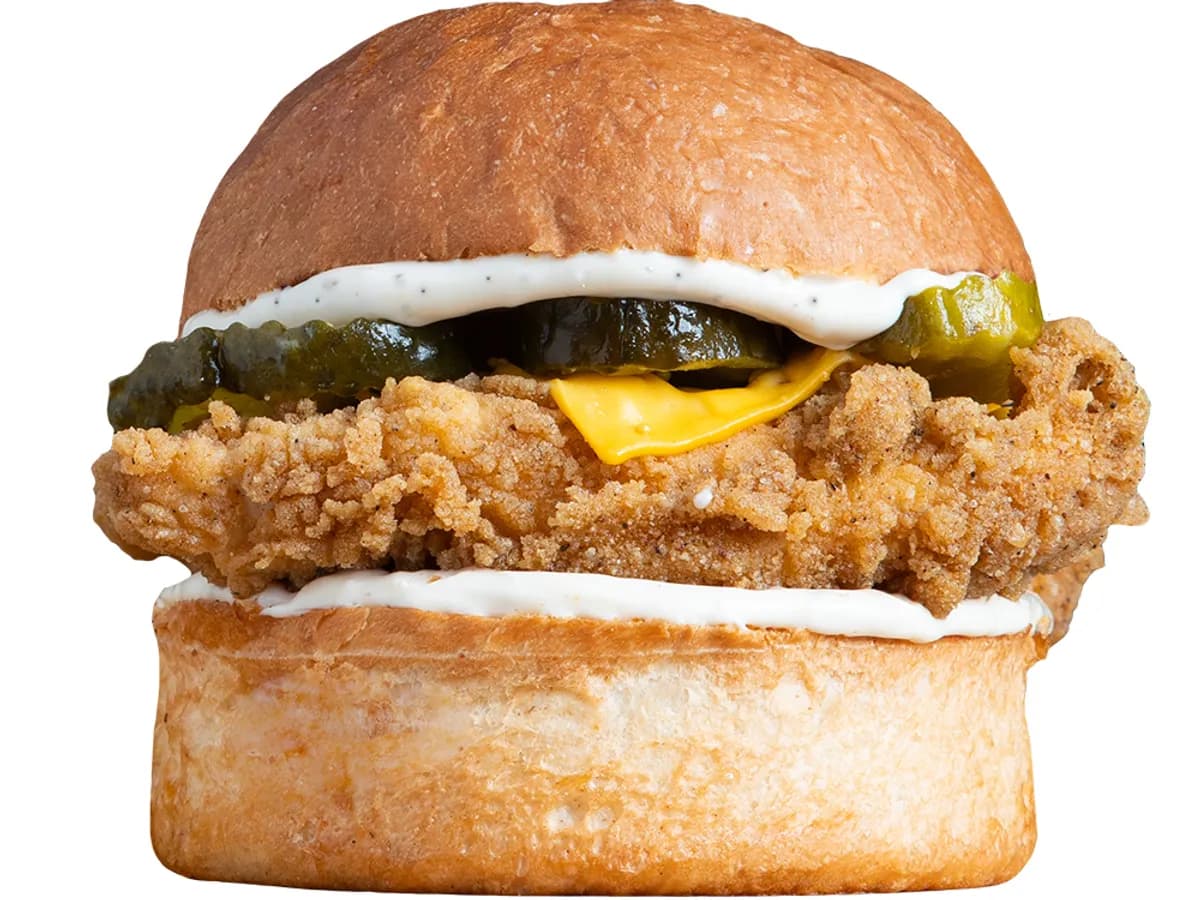 HOME TRUFFLE CHICKEN BURGER